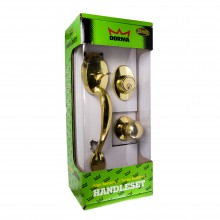 Dorma Throw Deadbolt Heavy Duty Handleset Mortise Lock DH3 Romance finishes US3 Polished Brass